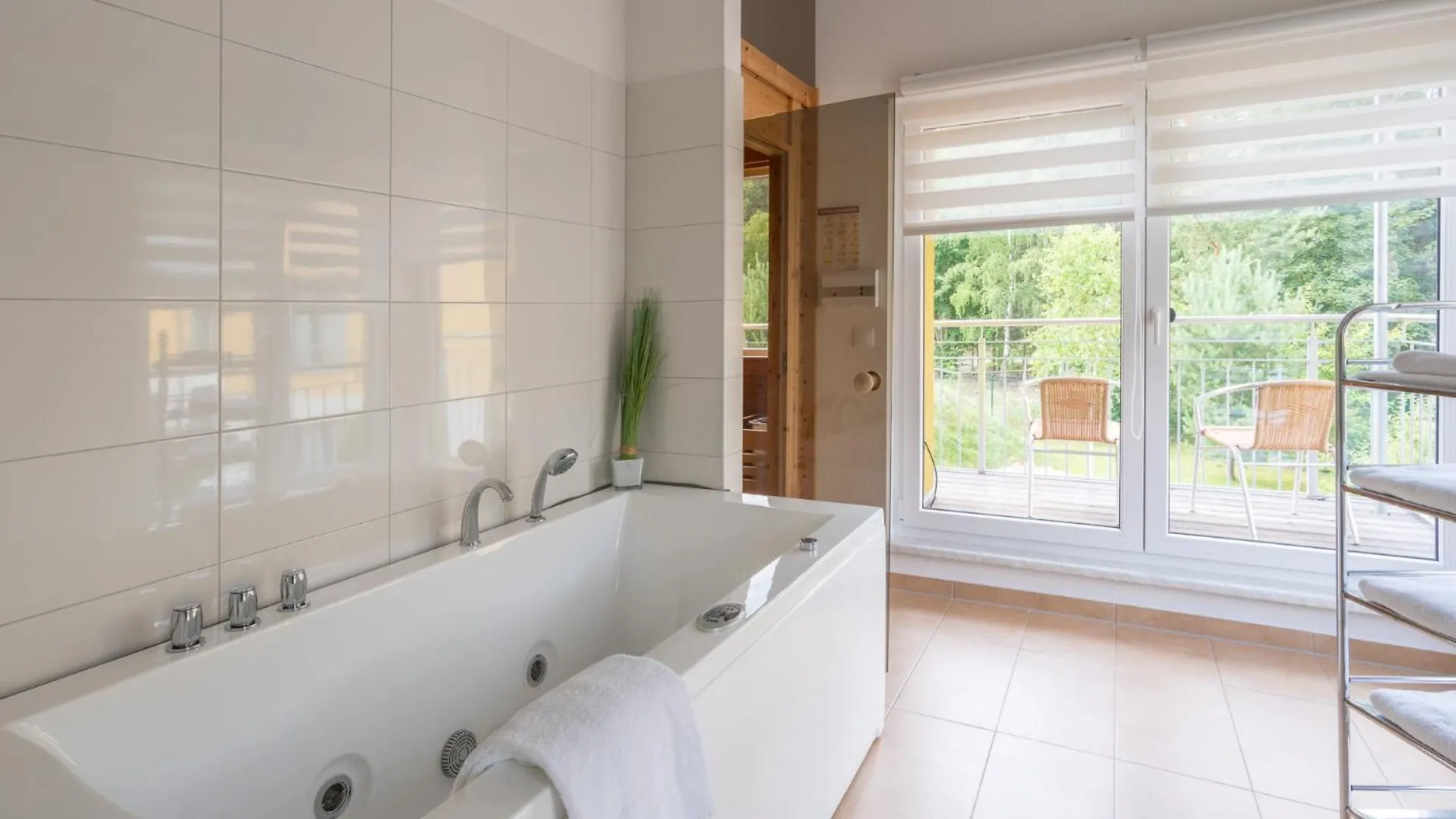 度假居 Ferienpark Ruebezahl Am Mueggelsee, Haus 20 Mohn Mit Eigener Sauna, Idealer Ort Fuer Natur- Und Erholungssuchende, Fuer Radfahrer Und Familien Mit Kindern 柏林